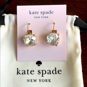 BNWT Kate Spade Earrings Clear